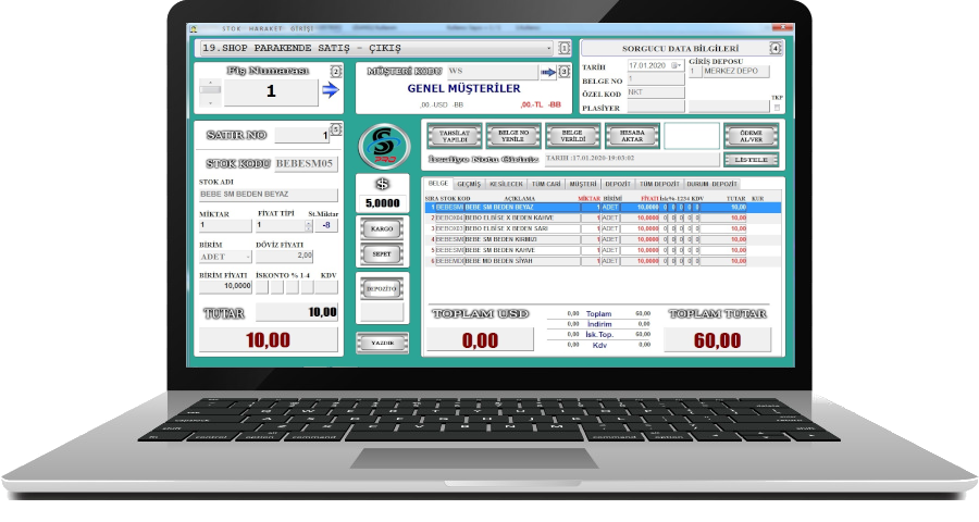SuperPRO yönetim ve raporlama ekranı